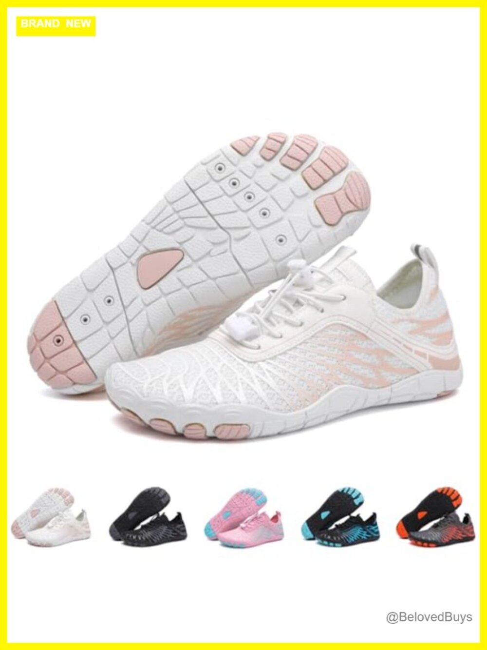 Barefoot Water Shoes Women Men Wide Toe Box Lightweight Hiking Footwear